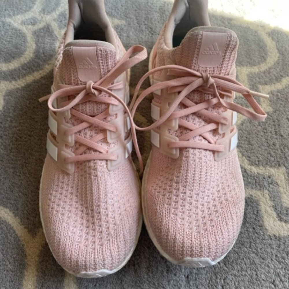 Addidas light pink sneakers
